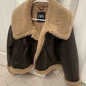 Zara double sided short jacket
